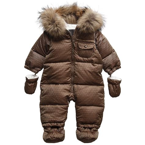 fendi baby carrier uk|Fendi baby snowsuit.